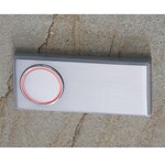 Türklingel aus Edelstahl im rechteckigen Design